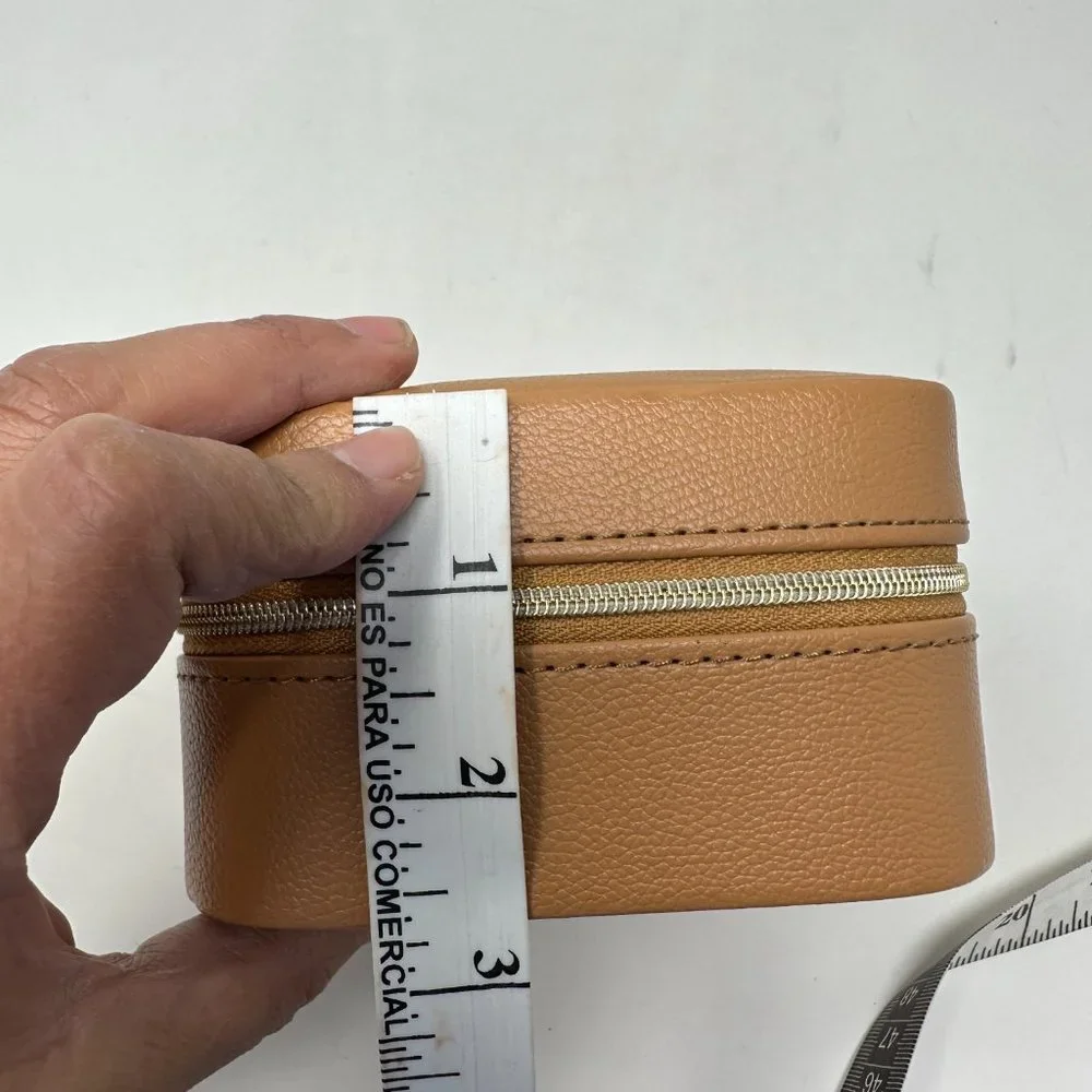 SAMARA Vegan Leather Travel Jewelry Box